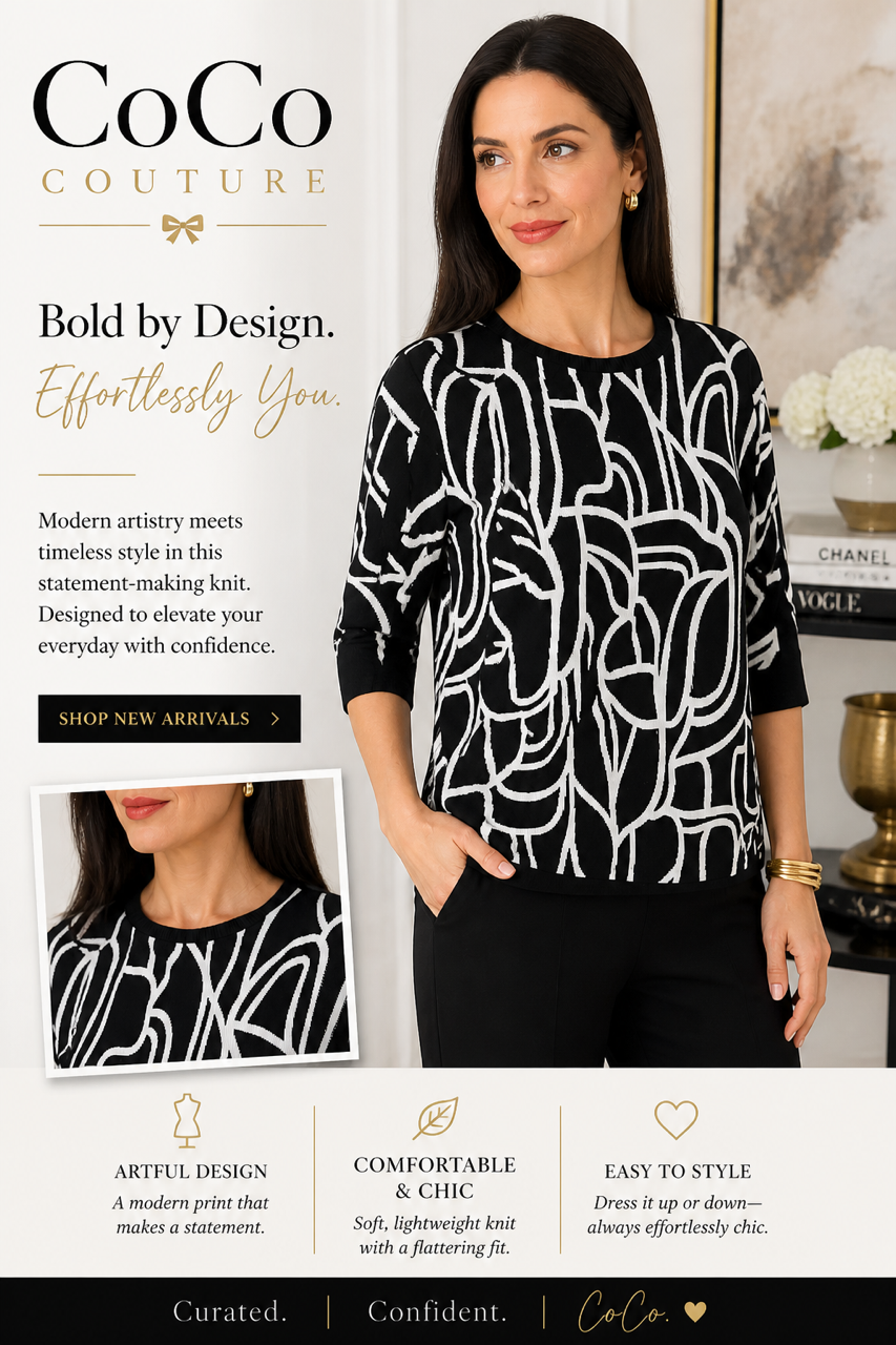 266114 Navy & White Nautical Top by FRANK LYMAN | The CoCo Couture