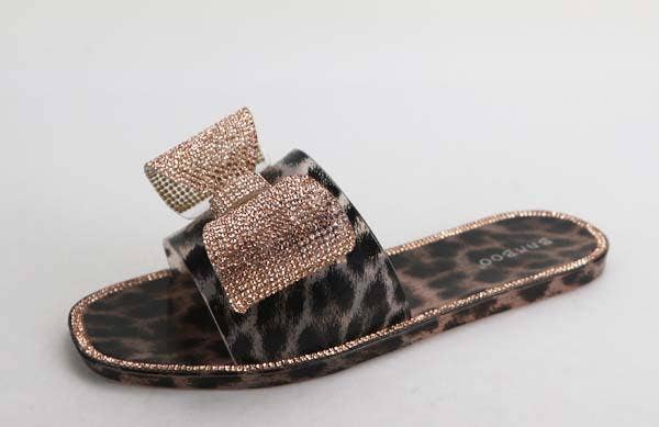 Bamboo jelly store slide sandals