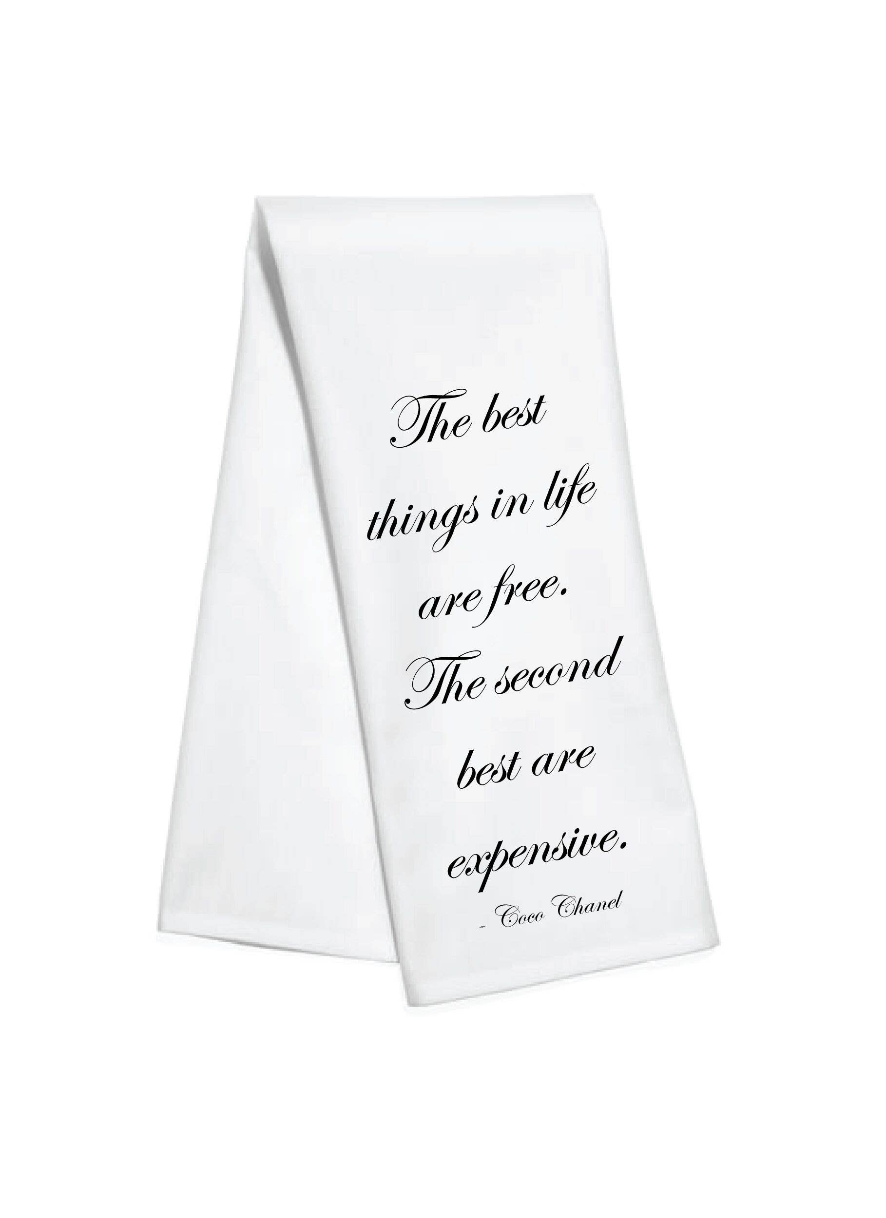 KT99 Bet Things In Life Chanel Inspired Tea Towel